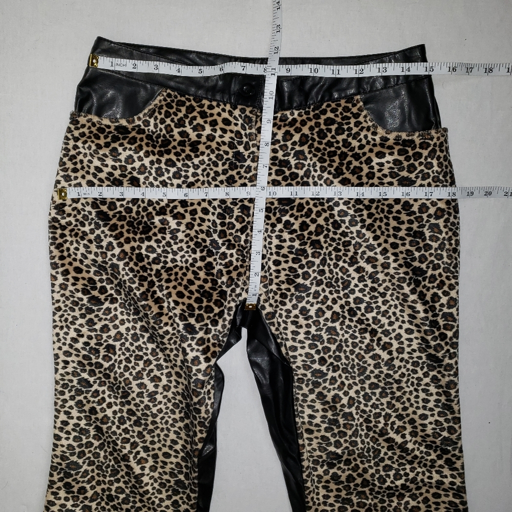 Rave 4 Real Faux Leather Faux fur Pants - Picture 3 of 6